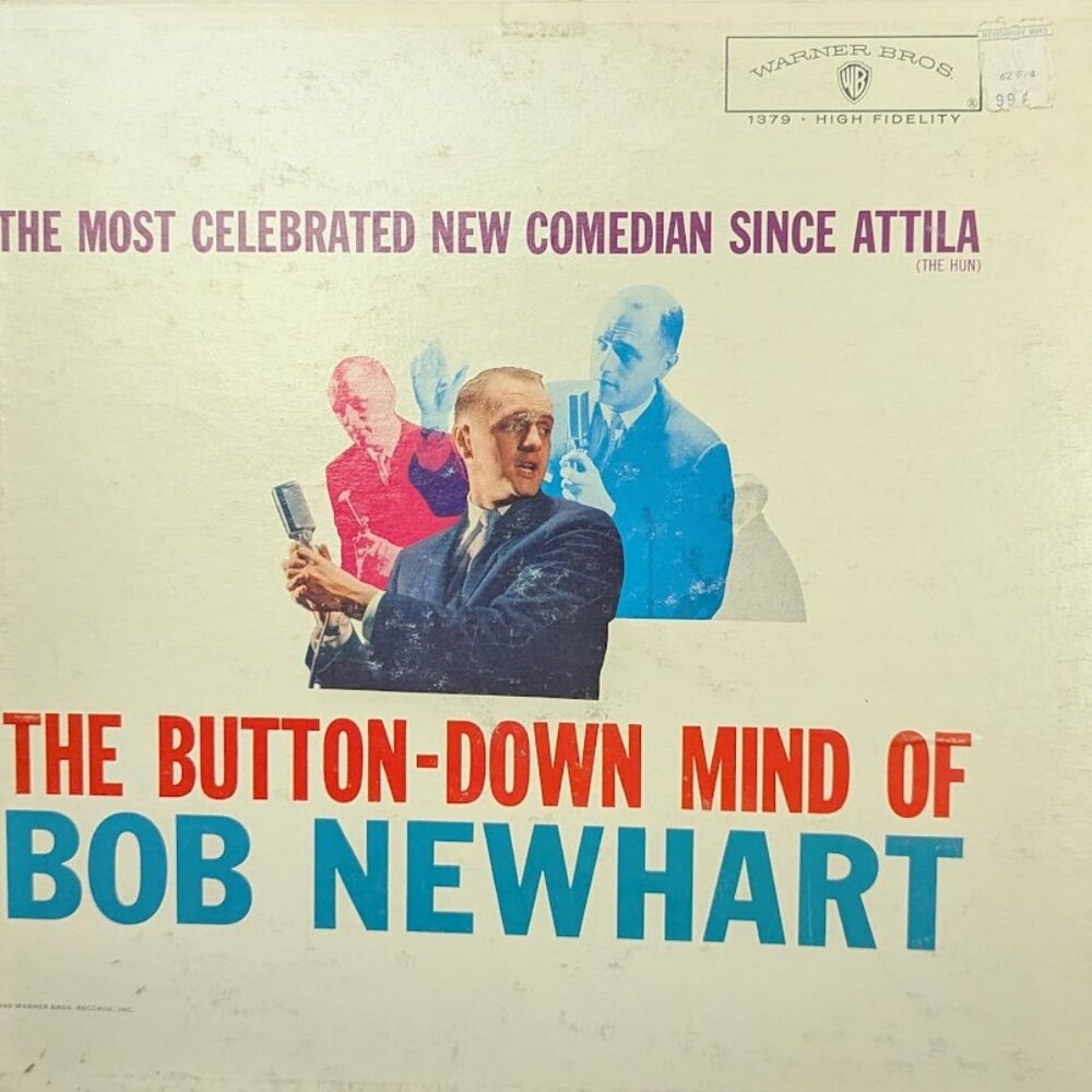 Bob Newhart The Button-Down Mind Of Bob Newhart 1960 VTG Vintage album LP record